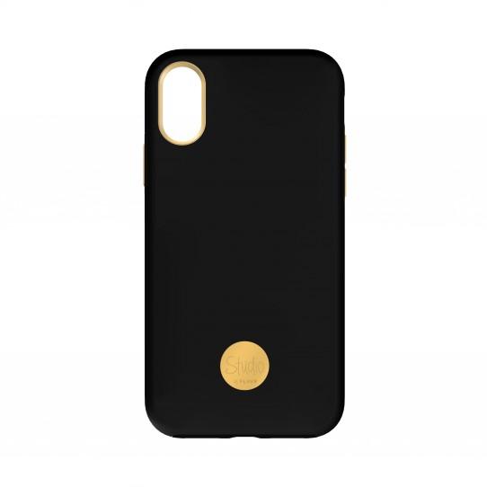 Etui Flavr Studio Pure Black do iPhone X/Xs (czarny)