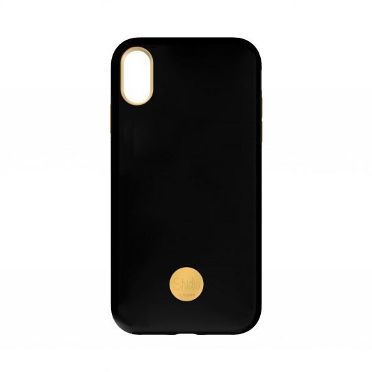 Etui Flavr Studio Pure Black do iPhone Xs Max (czarny)