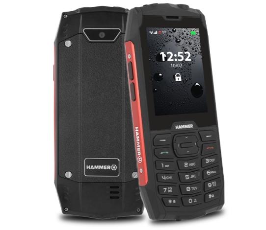 Telefon myPhone Hammer 4 (czerwony)