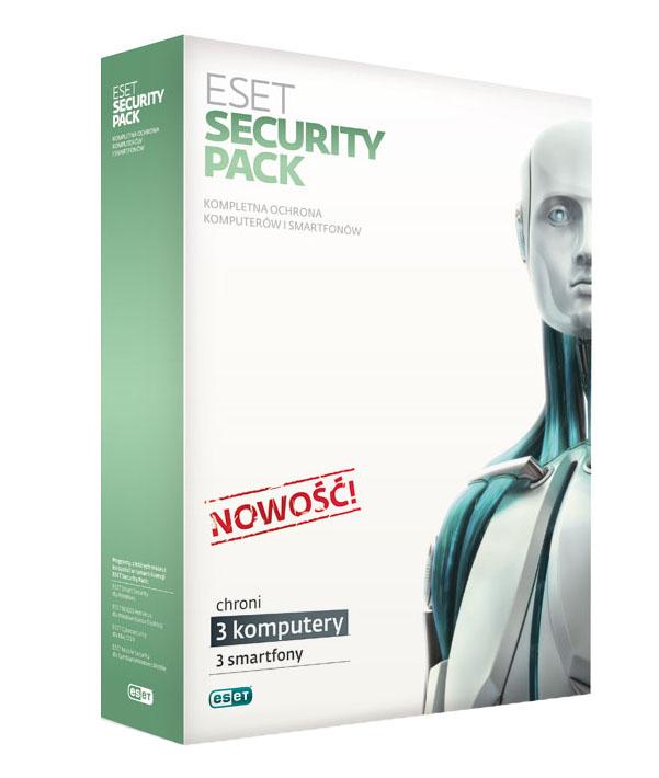 Eset Security Pack BOX kontynuacja 3stan/24m-ce