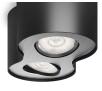Reflektor Philips Phase plate/spiral black 2x4.5W SELV 53302/30/16