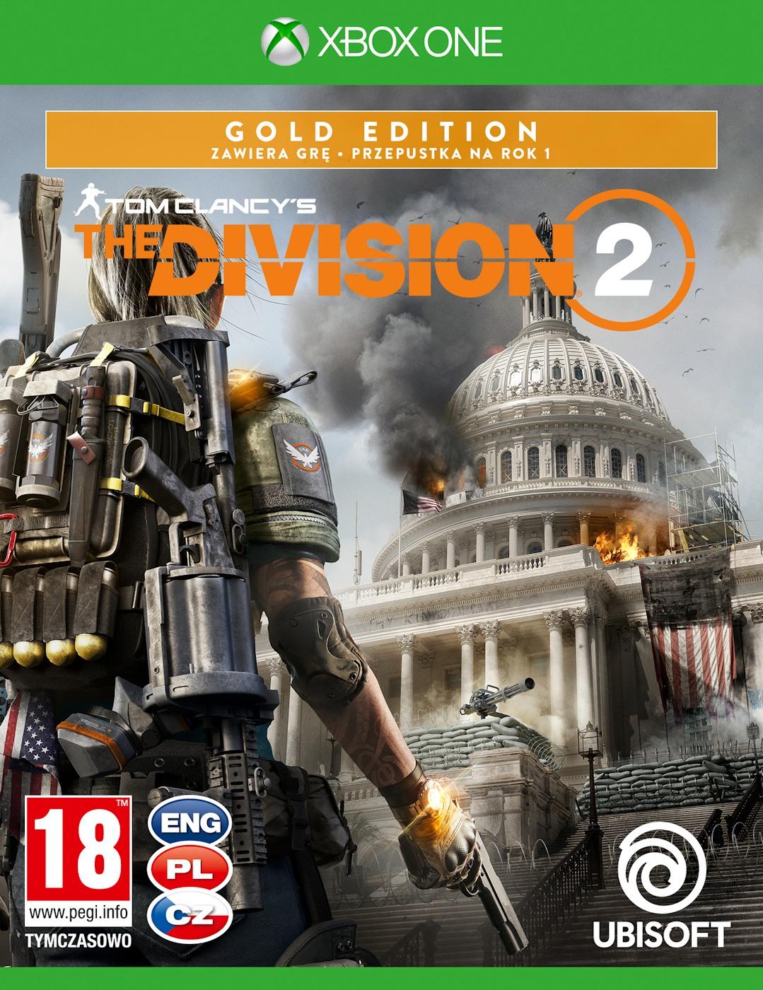Tom Clancy's The Division 2 - Edycja Gold - Gra na Xbox One (Kompatybilna z Xbox Series X)