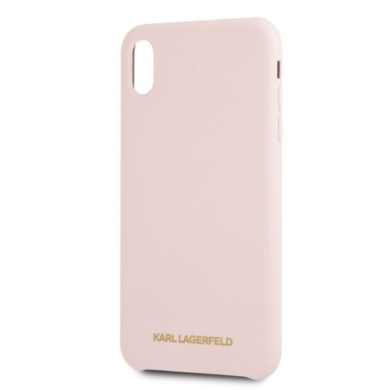 Karl Lagerfeld KLHCI65SLLPG iPhone Xs Maz (jasny różowy)