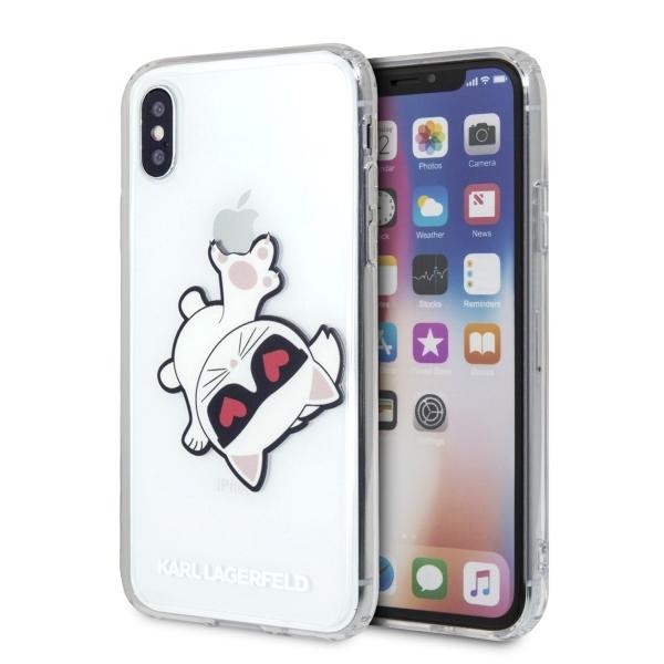 Karl Lagerfeld KLHCI65CFHE iPhone Xs Max (przeźroczysty)