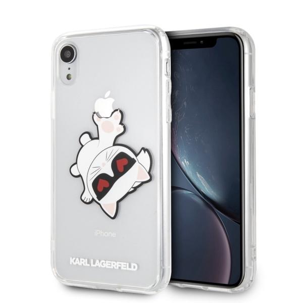 Etui Karl Lagerfeld KLHCI61CFHE iPhone Xr (przeźroczysty)