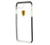 Etui Ferrari FEGLHCP7LBK do iPhone 7 (przezroczysty-czarny)