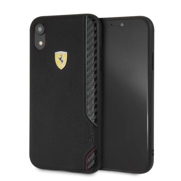 Etui Ferrari FESITHCI61BK do iPhone Xr (czarny)