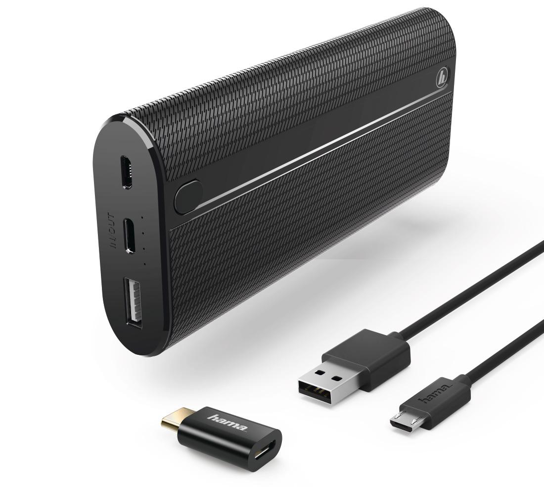 Powerbank Hama Power Pack "X13" 13000mAh 00178984 Czarny