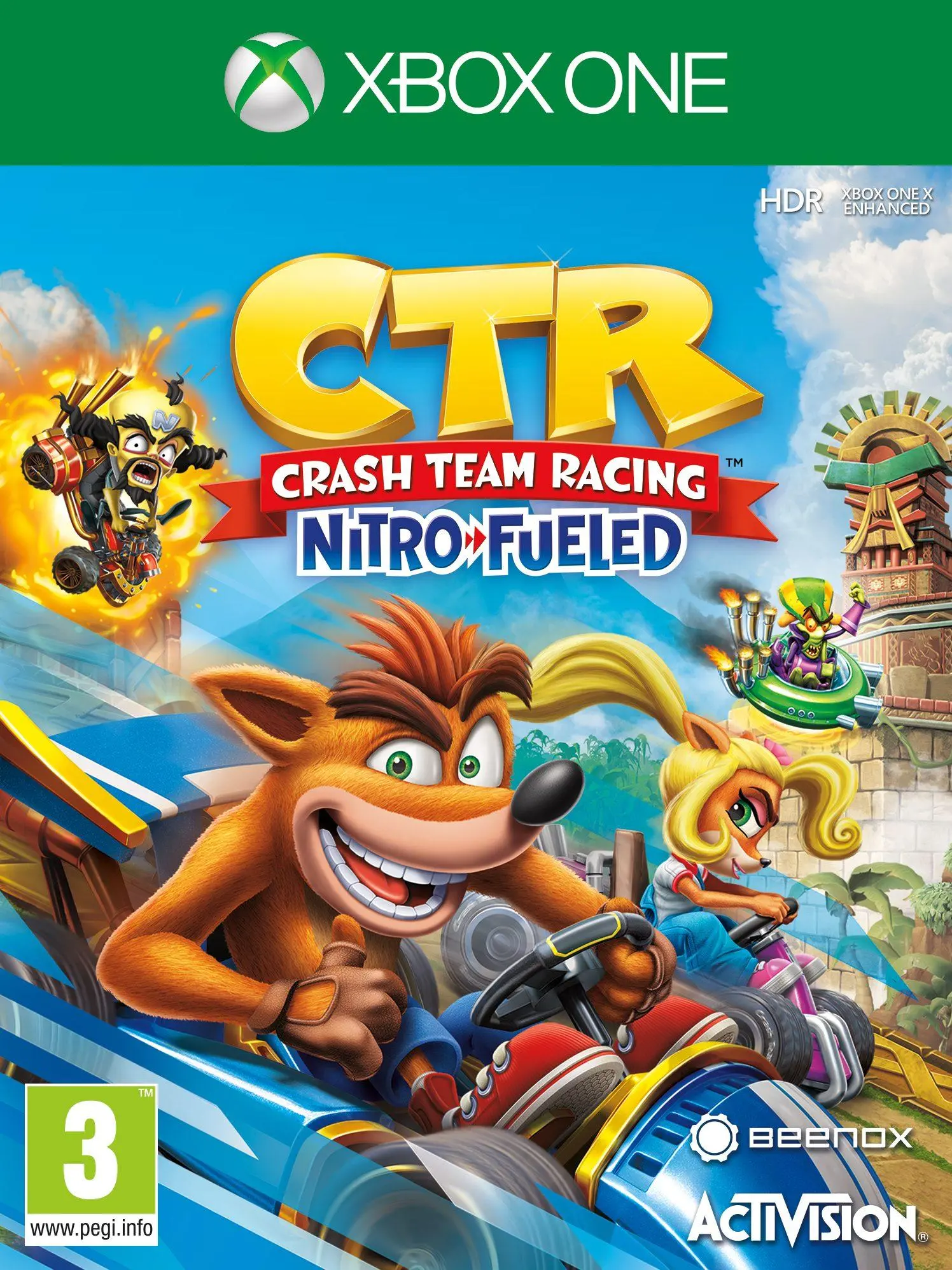 Crash Team Racing Nitro-Fueled Gra na Xbox One (Kompatybilna z Xbox Series X)