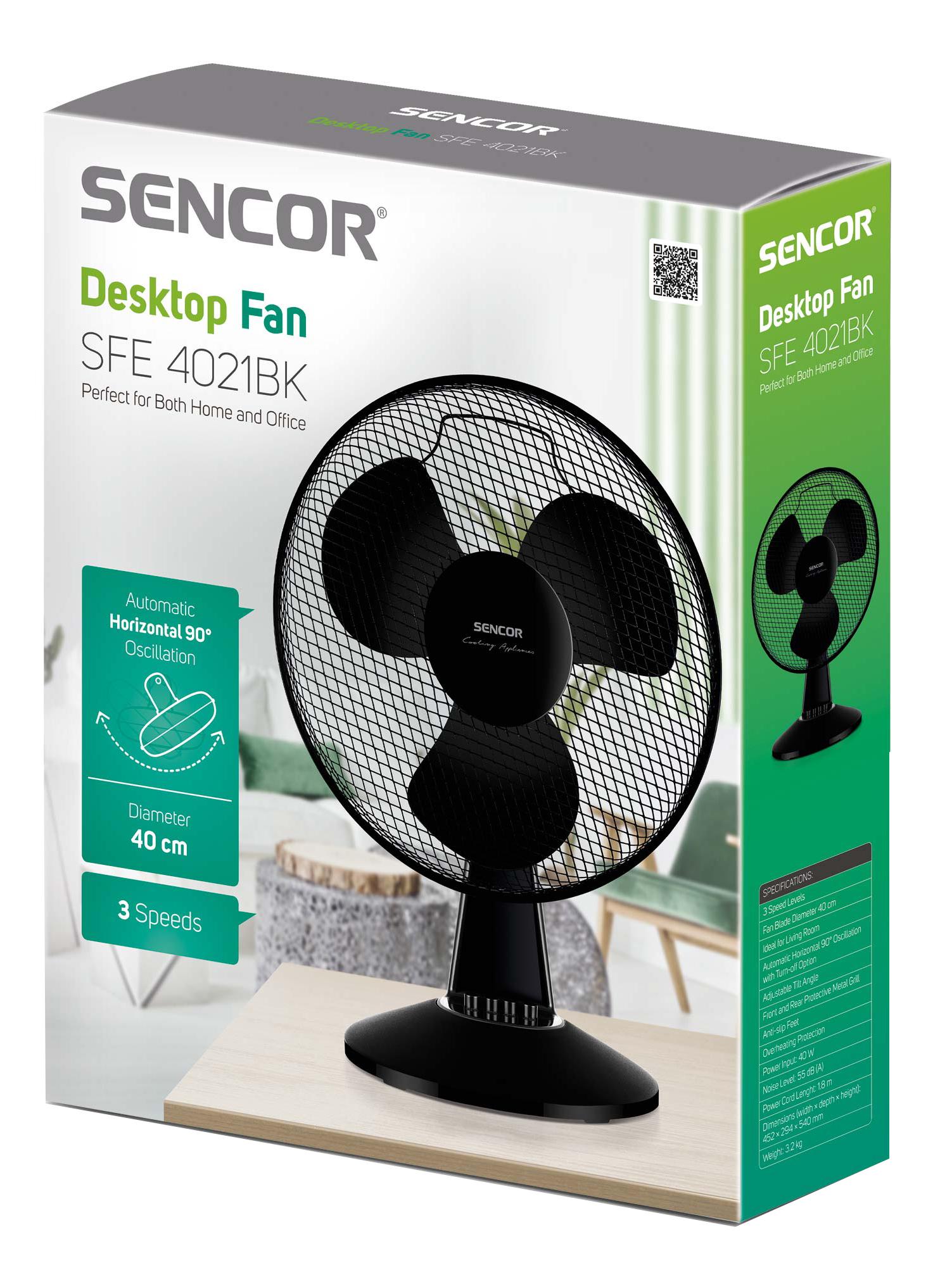 Wentylator Sencor SFE 4021BK