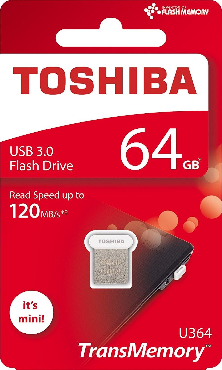 PenDrive Toshiba U364 64GB USB3.0 (biały)