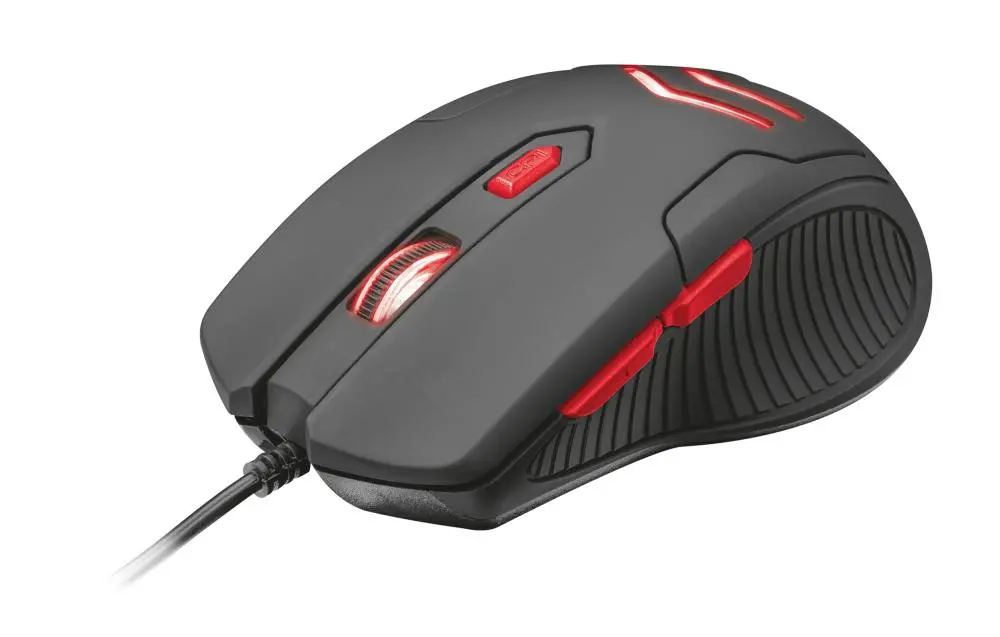 Myszka gamingowa Trust Ziva Gaming Mouse Podkładka Czarny