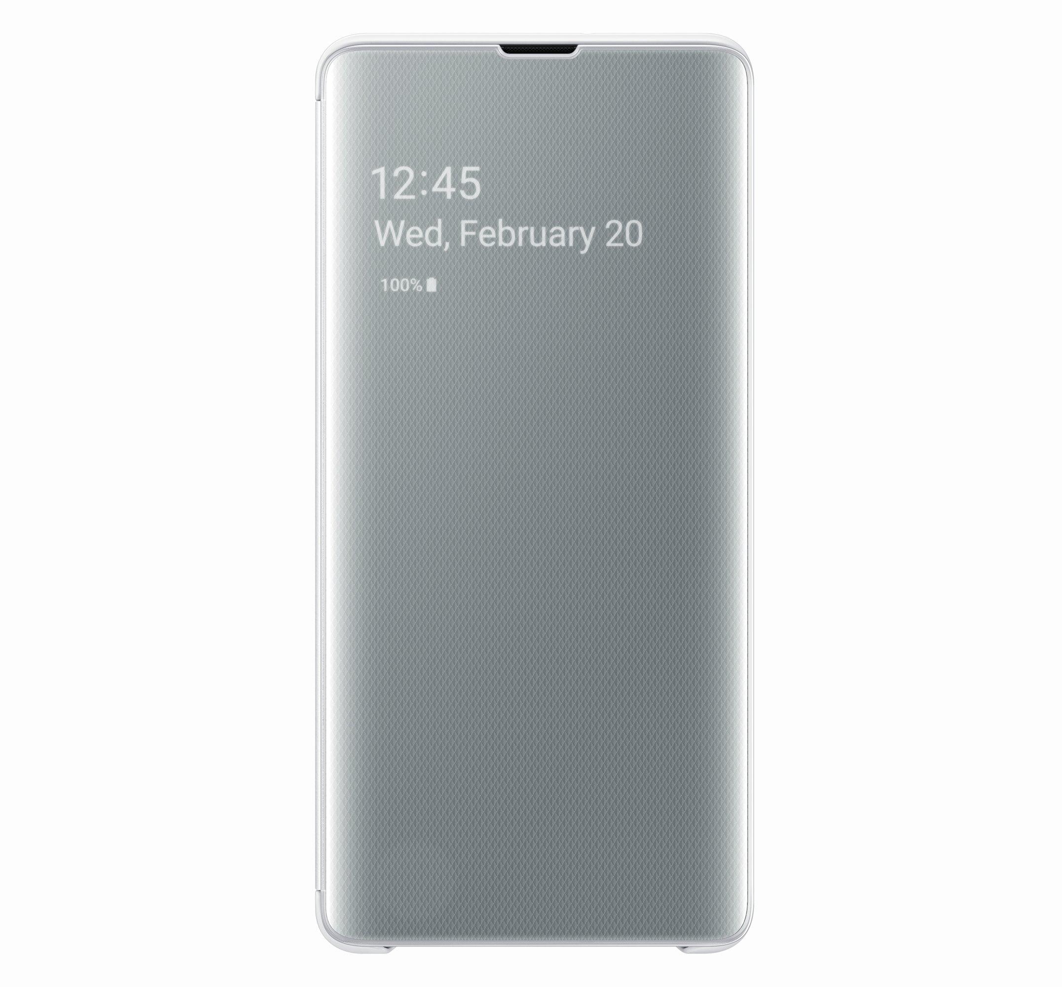 Etui Samsung Galaxy S10+ Clear View Cover EF-ZG975CW (biały)