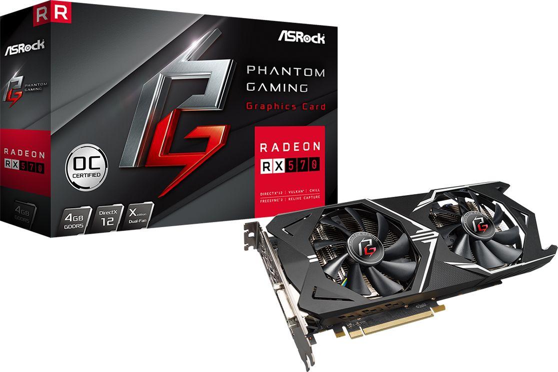 ASrock Phantom Gaming X Radeon RX570 4GB OC