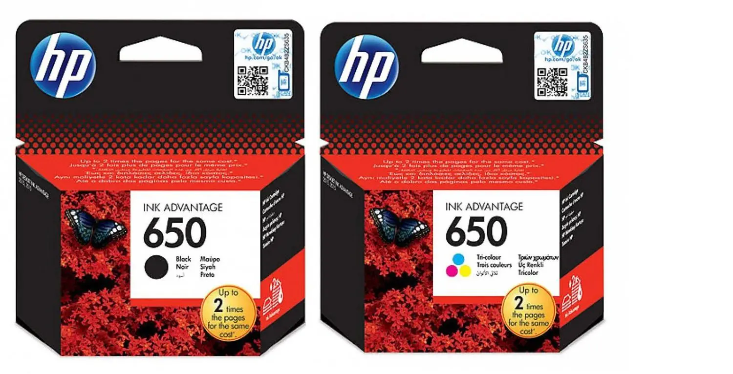 Tusz HP CZ101AE + CZ102AE nr 650 Kolor 11,5 ml