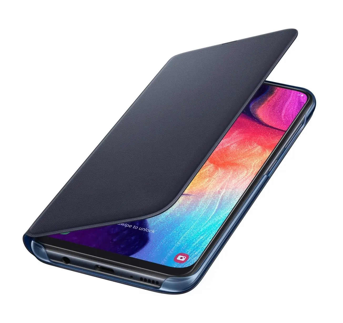 Etui Samsung Galaxy A50 Wallet Cover EF-WA505PB Granatowy