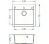 Zlewozmywak Alveus Formic 20 4402004 Granitowy Stalowy