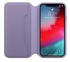 Etui Apple Leather Folio do iPhone Xs MVF92ZM/A (liliowe)