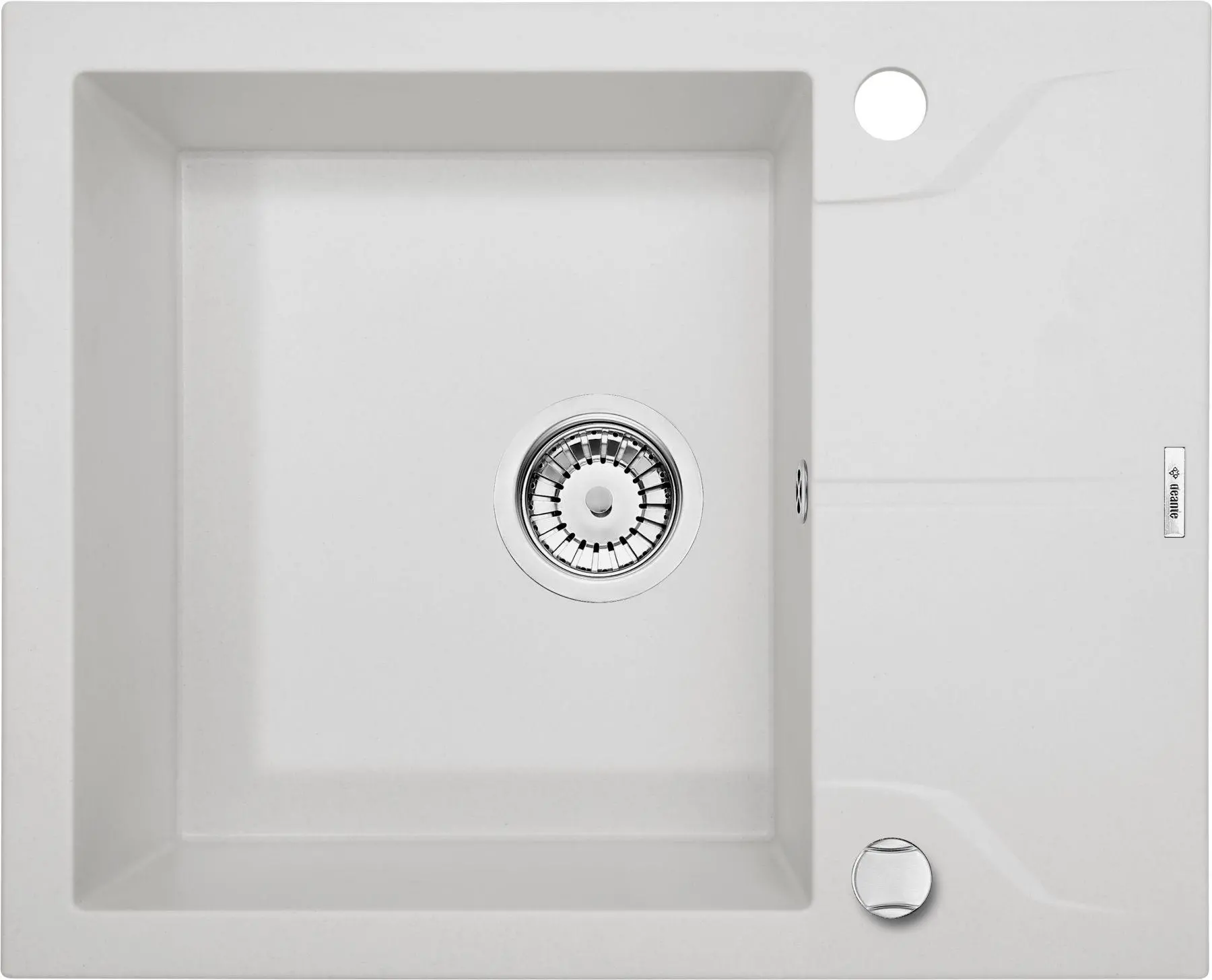 Zlewozmywak Deante Andante ZQN A11A Granitowy Alabaster