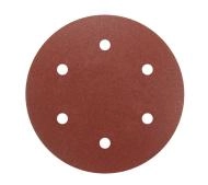Dedra Tarczki ścierne z otworami 225 mm, P60, 5szt.