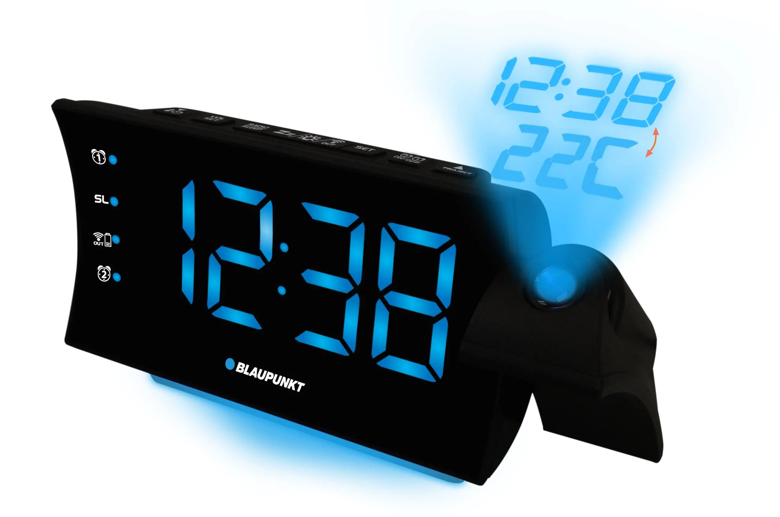 Radiobudzik Blaupunkt CRP81USB Czarny