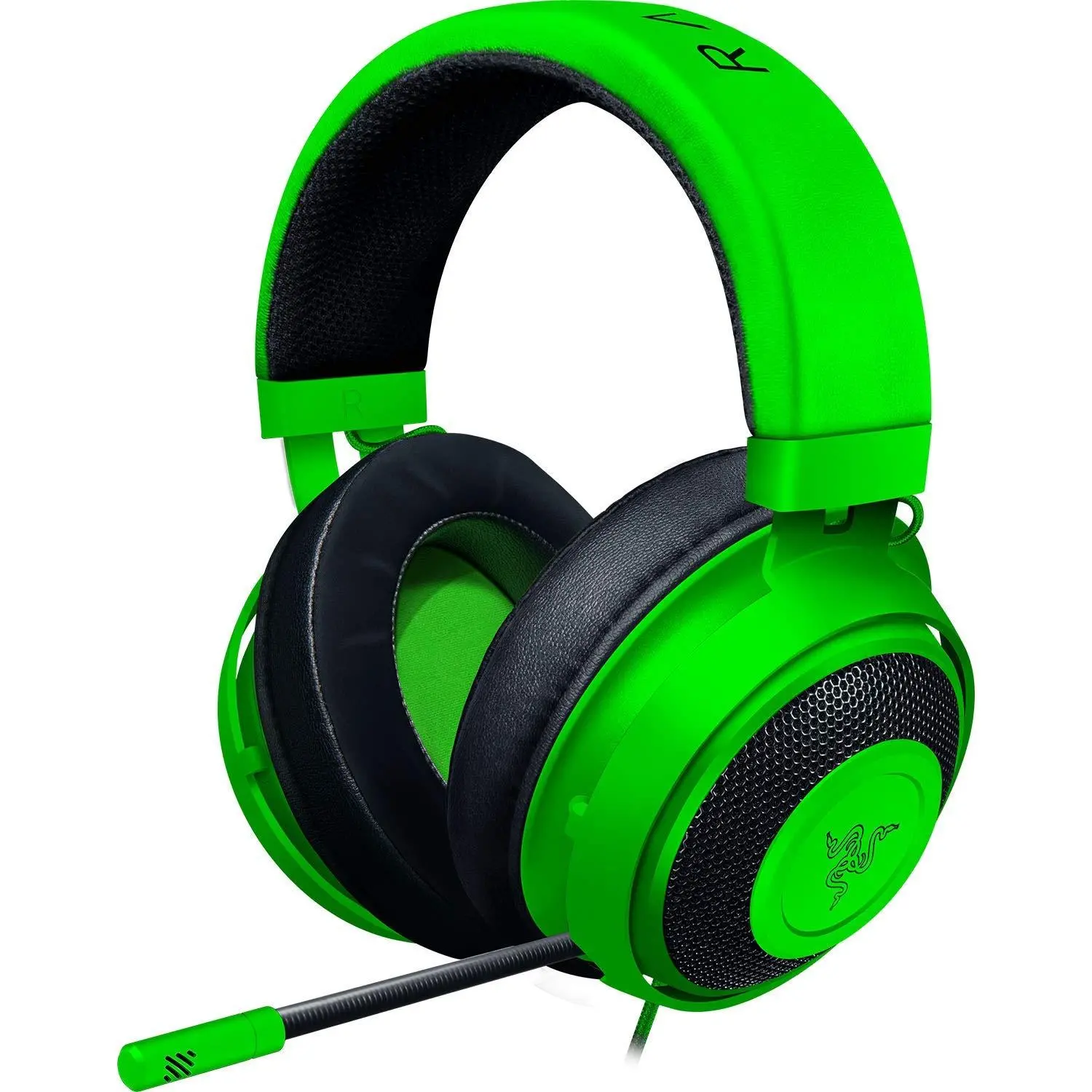 Słuchawki przewodowe z mikrofonem Razer Kraken Nauszne Zielony