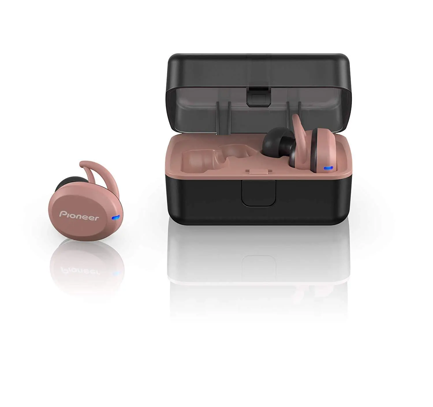 Słuchawki bezprzewodowe Pioneer SE-E8TW-P Dokanałowe Bluetooth 4.2 Różowy