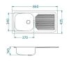 Zlewozmywak Alveus Basic 60 1009181K (len)