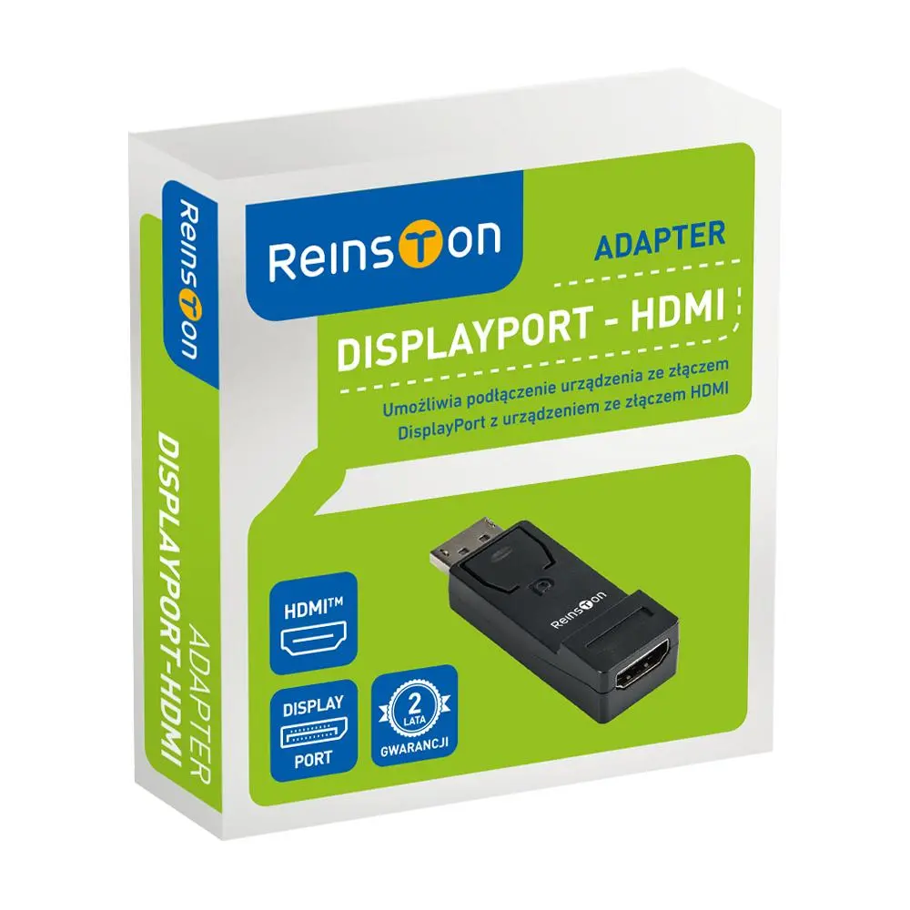 Adapter Reinston EDV004 DisplayPort na HDMI