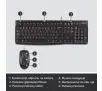 Zestaw Logitech MK120 Czarny