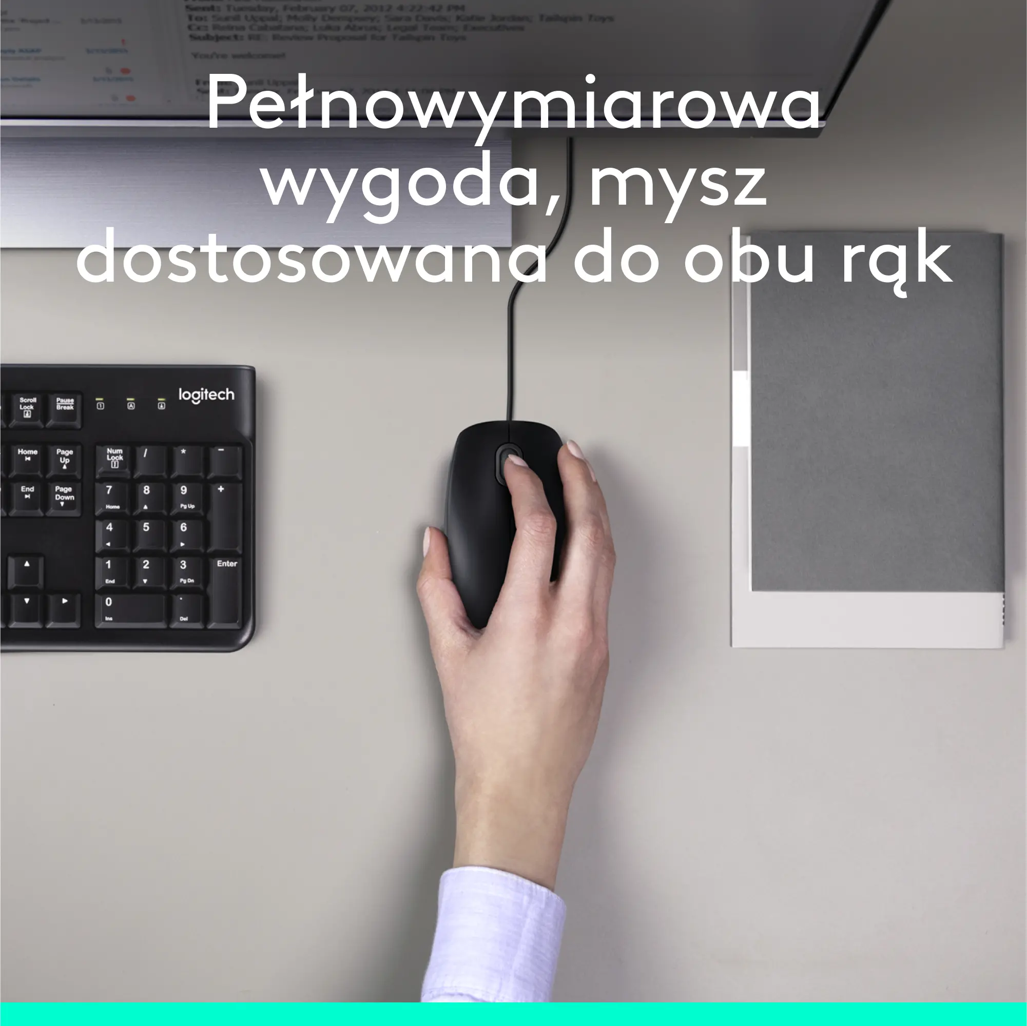 Zestaw Logitech MK120 Czarny