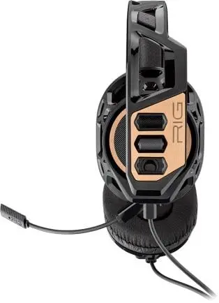 Słuchawki przewodowe z mikrofonem Plantronics RIG 300 Nauszne Czarny