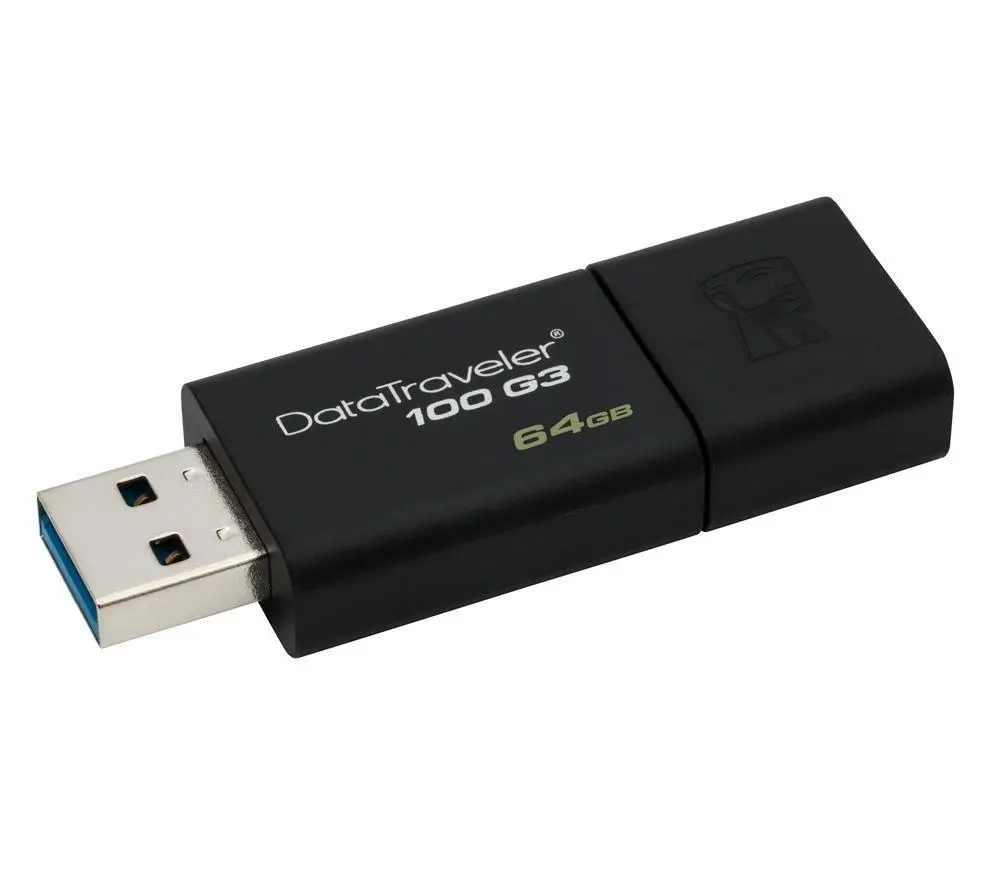 PenDrive Kingston DataTraveler 100 G3 64GB USB 3.0 Czarny
