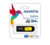 PenDrive Adata UV128 64GB USB 3.0 (czarno-żółty)