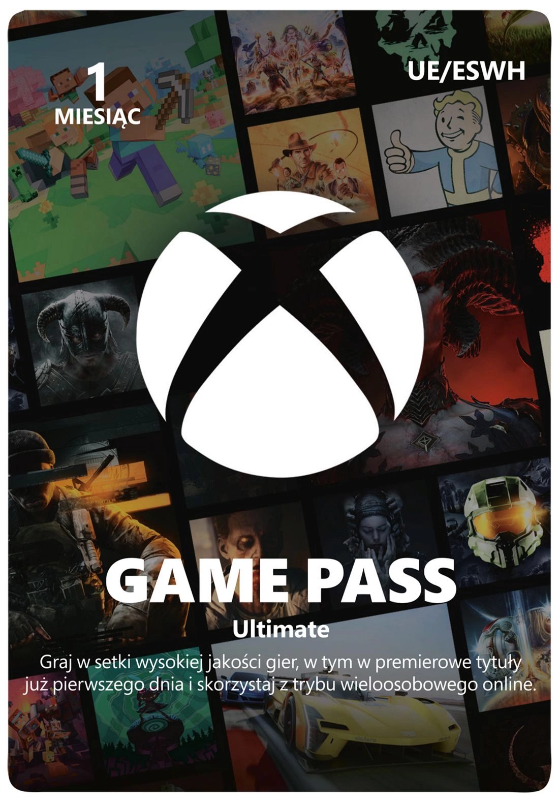 Subskrypcja Xbox Game Pass Ultimate 1 miesiąc [kod aktywacyjny]