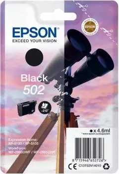 Tusz Epson 502 C13T02V14010 Czarny 4,6 ml