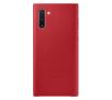 Etui Samsung Leather Cover do Galaxy Note10 (czerwony)