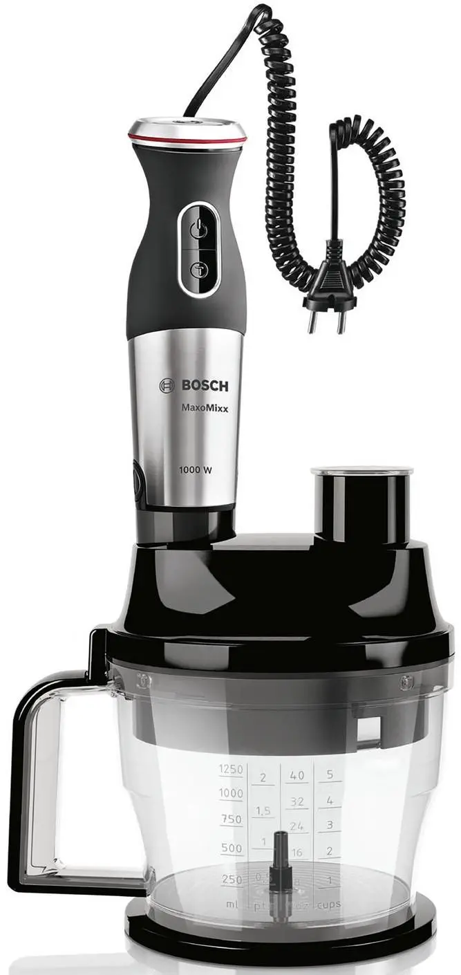 Blender Bosch MaxoMixx MS8CM61X1 1000W Malakser Rozdrabniacz Końcówka do ubijania