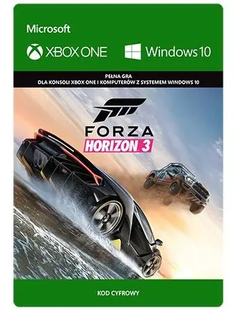 Forza Horizon 3 [kod aktywacyjny] Gra na Xbox One (Kompatybilna z Xbox Series X/S)