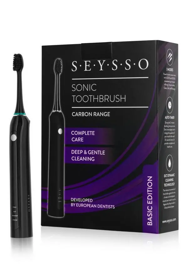 Szczoteczka soniczna SEYSSO Carbon Basic