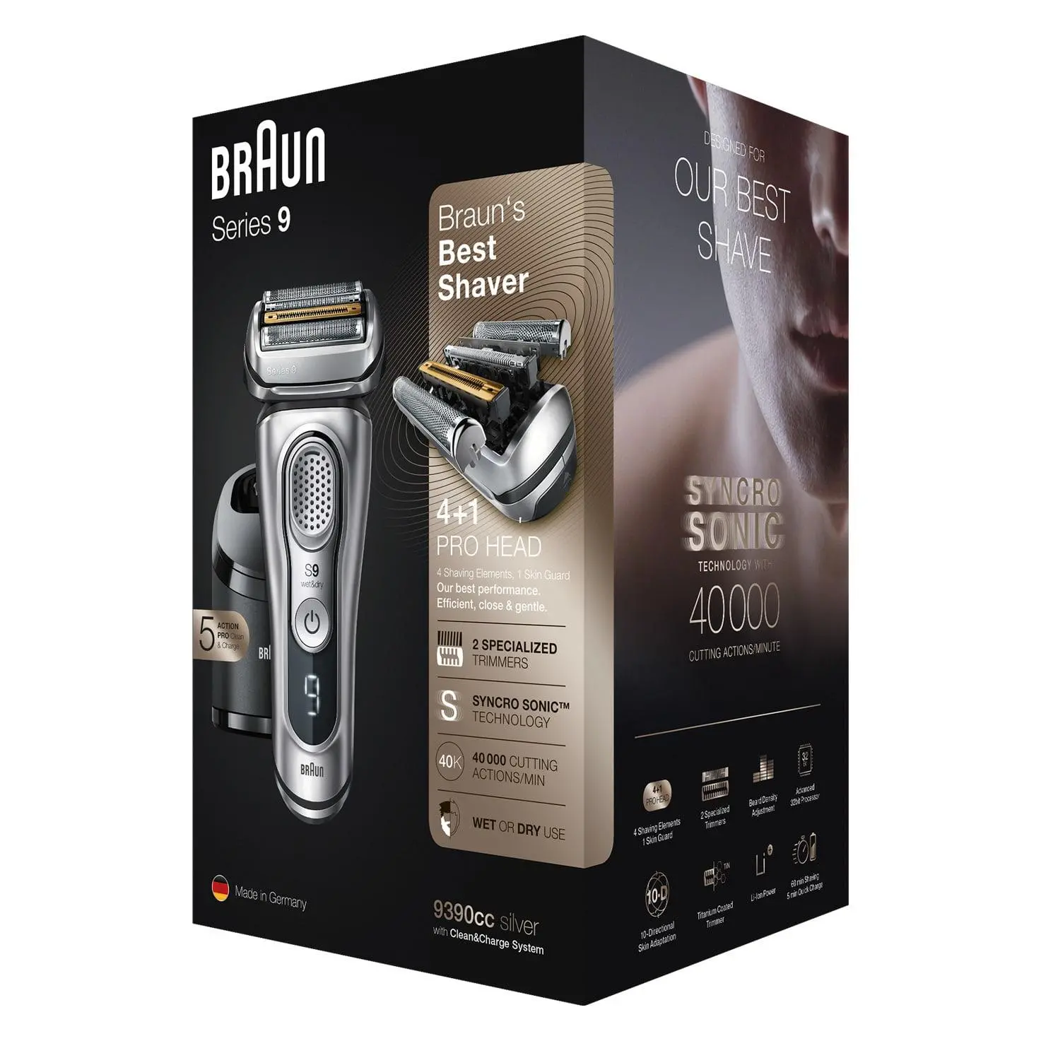 Golarka Braun 9390cc Trymer