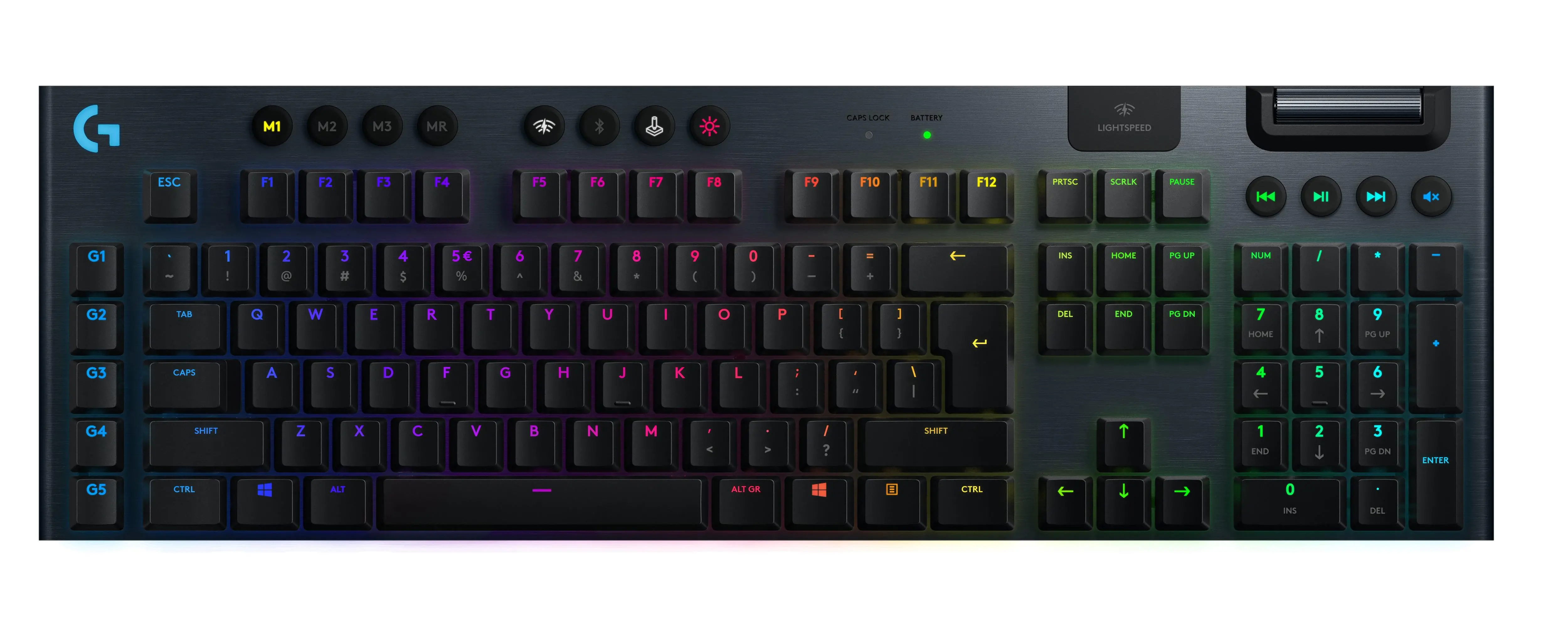 Klawiatura mechaniczna Logitech G915 GL Clicky Czarny