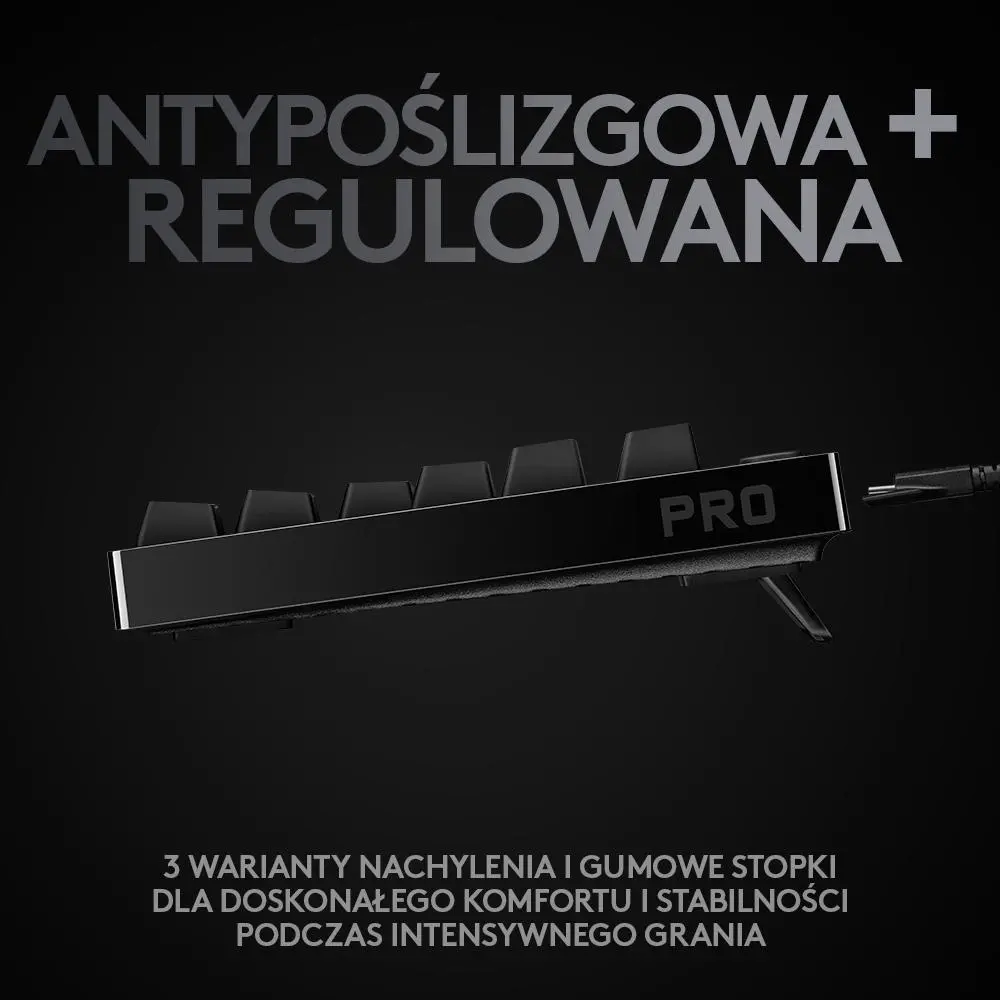 Klawiatura mechaniczna Logitech G Pro GX Blue Czarny