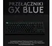 Klawiatura mechaniczna Logitech G Pro GX Blue Czarny