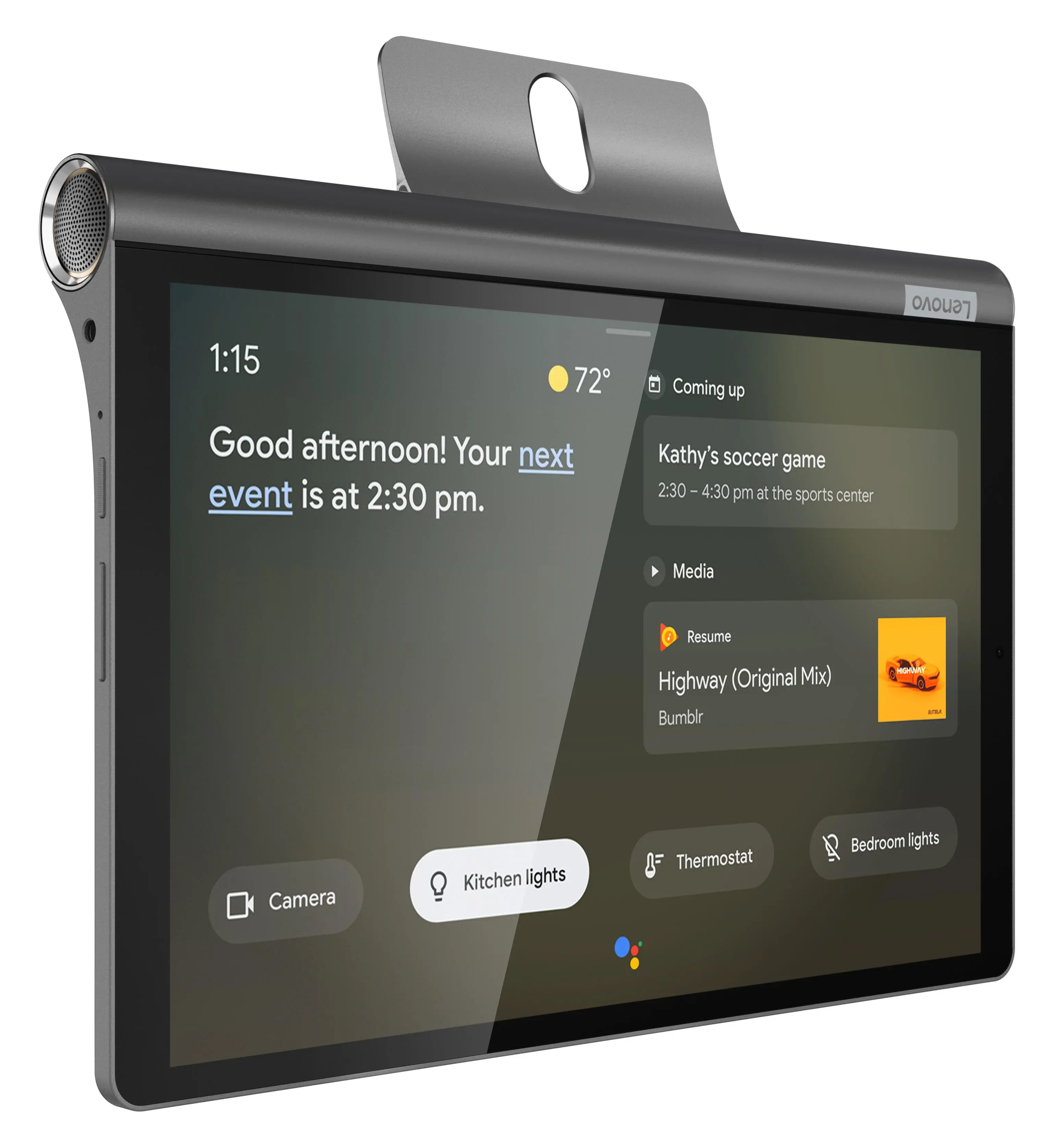 Tablet Lenovo Yoga Smart Tab X705F 10,1" 4/64GB Wi-Fi Szary