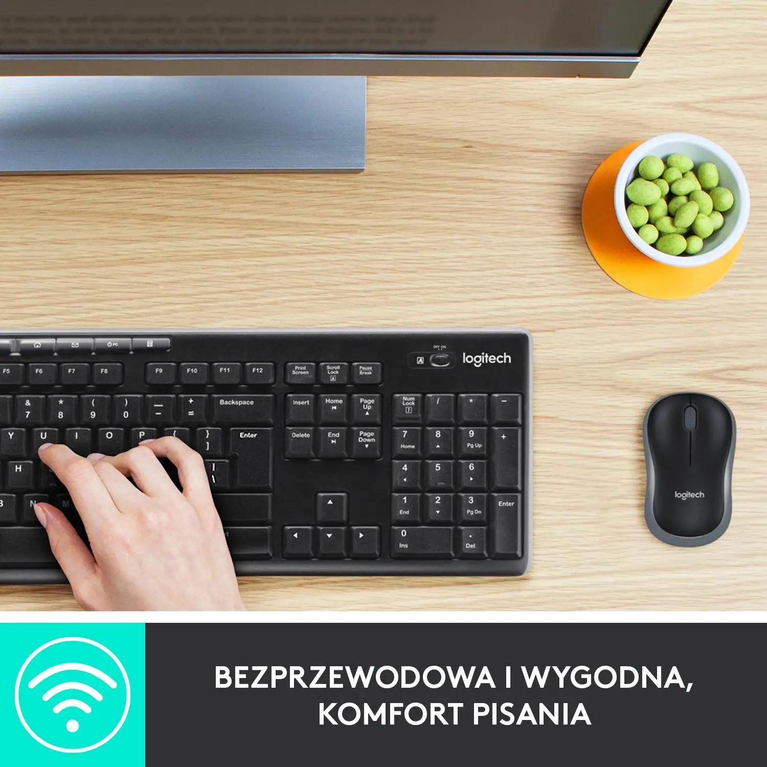 Zestaw Logitech MK270 Czarny