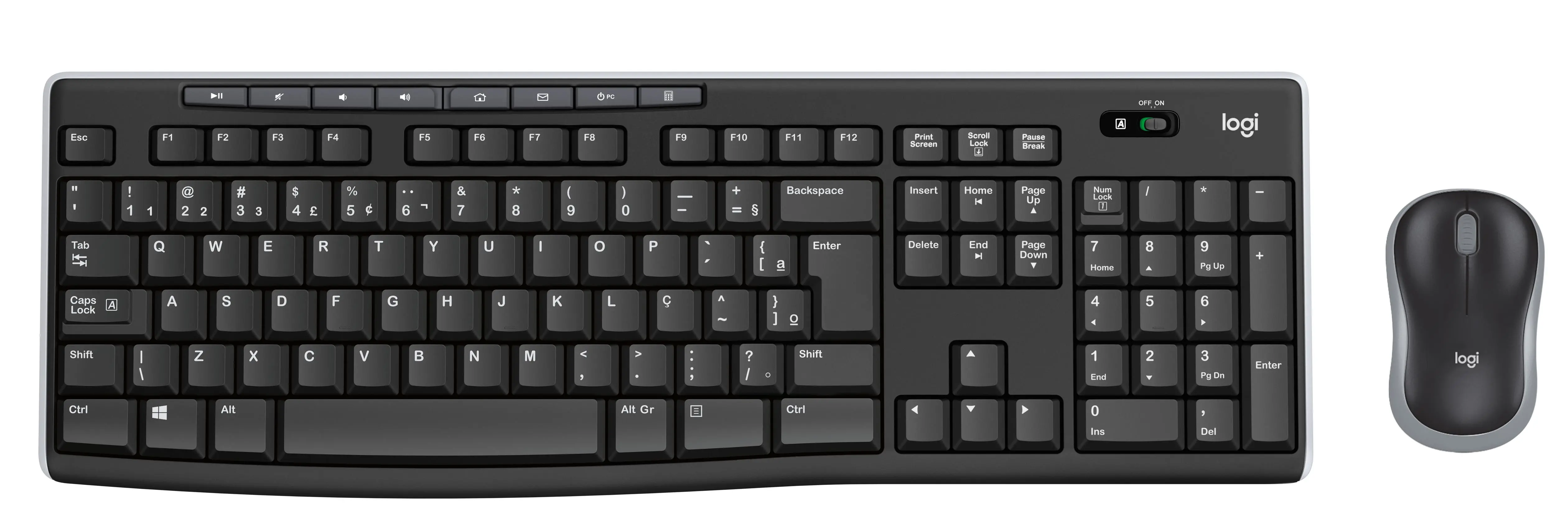 Zestaw Logitech MK270 Czarny
