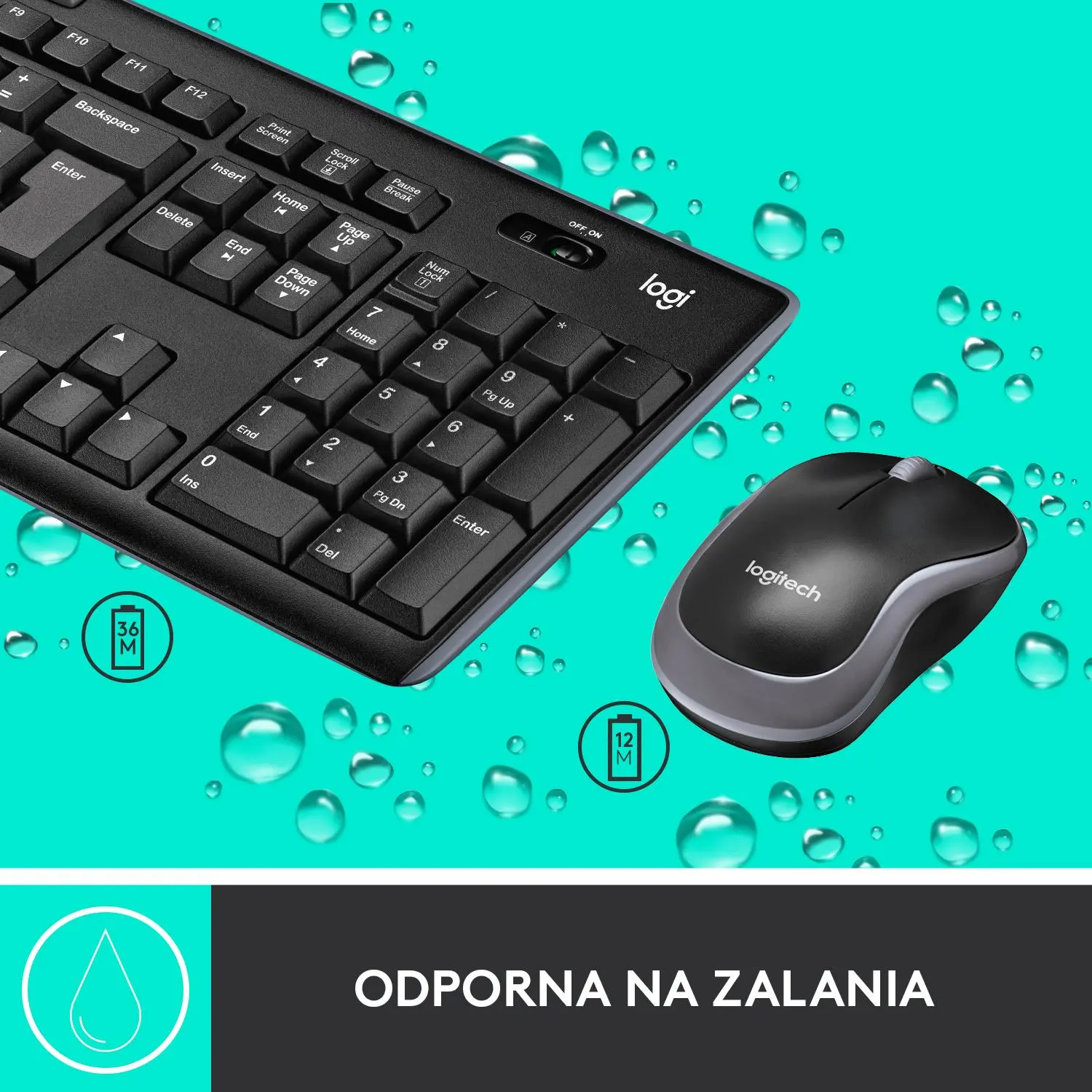 Zestaw Logitech MK270 Czarny