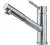 Bateria Franke Orbit Pull-Out Srebrny Stal szlachetna