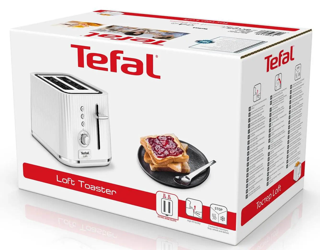 Toster Tefal Loft TT7611 Rozmrażanie